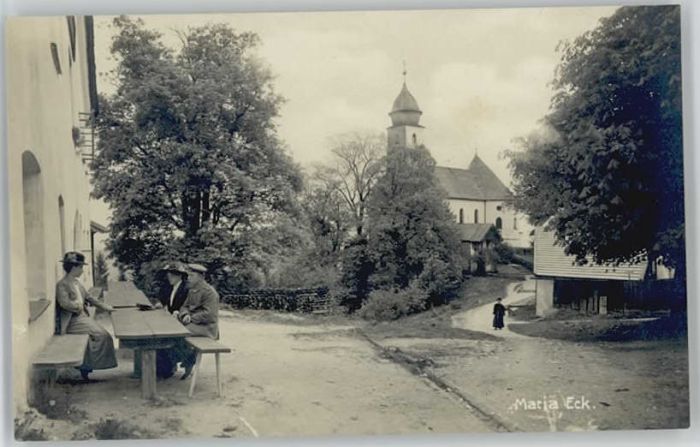 Siegsdorf Oberbayern Maria Eck ungelaufen ca. 1910
