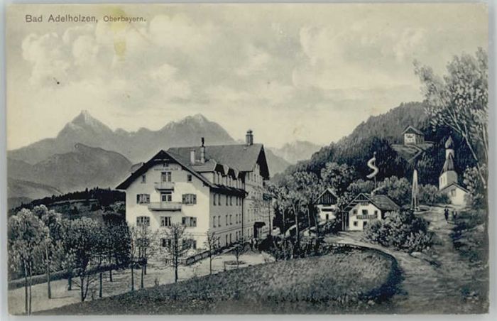 Bad Adelholzen Oberbayern Bad Adelholzen ungelaufen ca. 1910