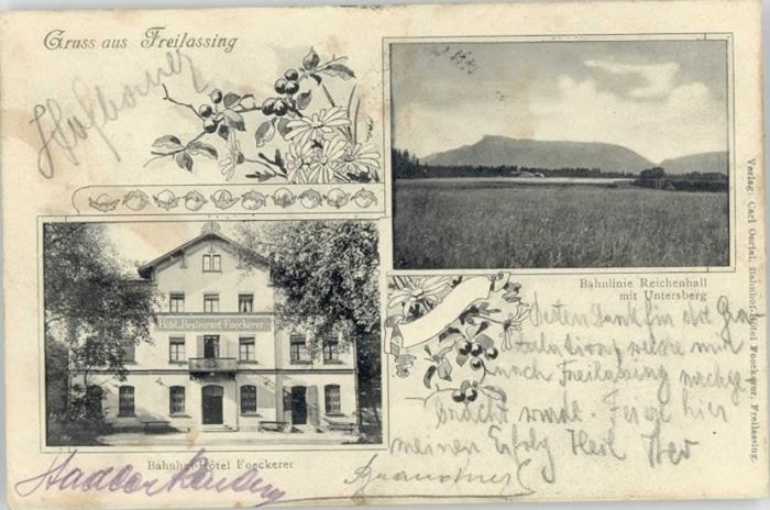Freilassing Hotel Foeckerer x 1903