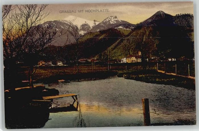 Grassau Chiemgau Grassau ungelaufen ca. 1910