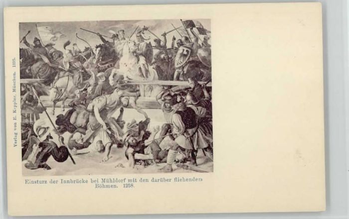 Muehldorf Inn ungelaufen ca. 1900