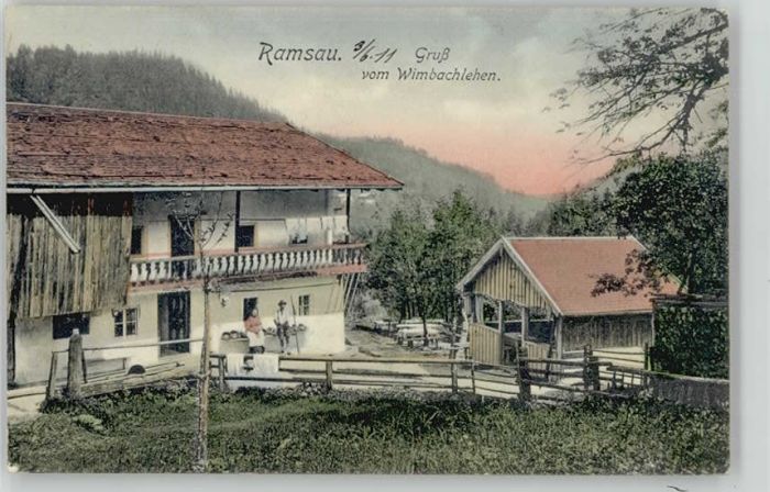 Ramsau Berchtesgaden Ramsau Wimbachlehen o 1911