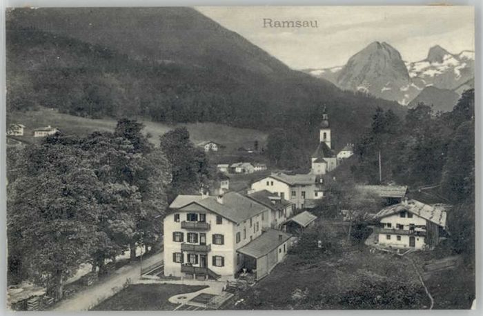 Ramsau Berchtesgaden Ramsau ungelaufen ca. 1910
