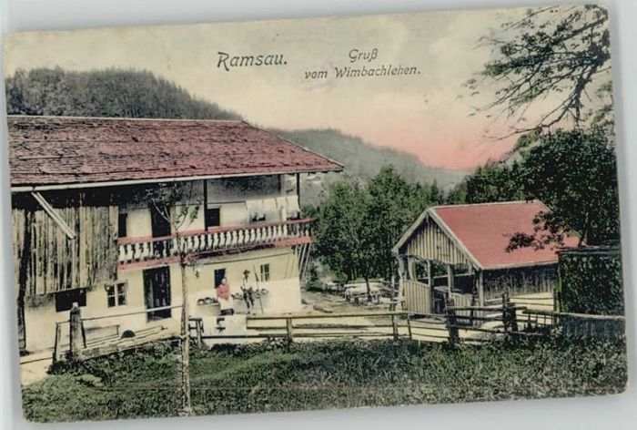 Ramsau Berchtesgaden Ramsau Wimbachlehen x 1920
