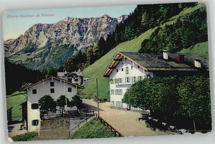 Ramsau Berchtesgaden Ramsau Oberes Gasthaus ungelaufen ca. 1