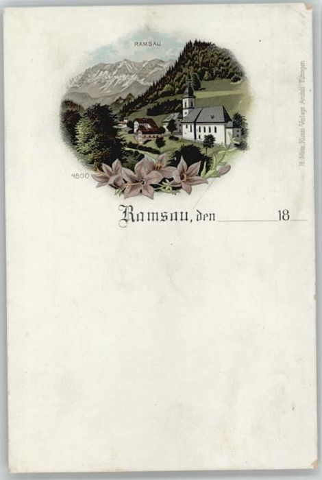 Ramsau Berchtesgaden Ramsau o 1899