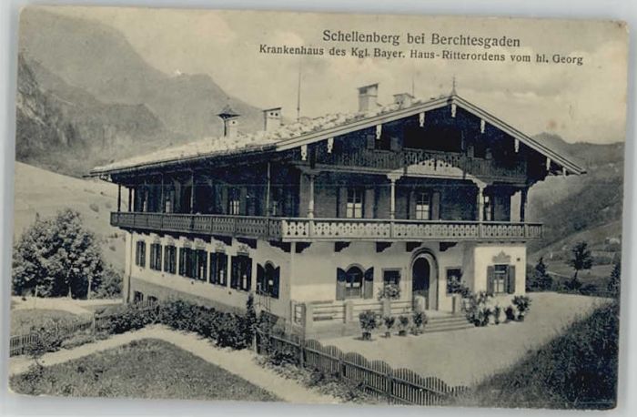 Schellenberg Berchtesgaden Krankenhaus ungelaufen ca. 1910