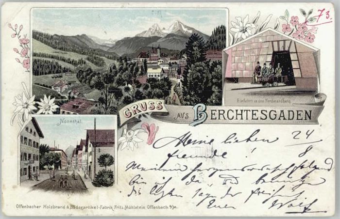 Berchtesgaden Nonnthal x 1898
