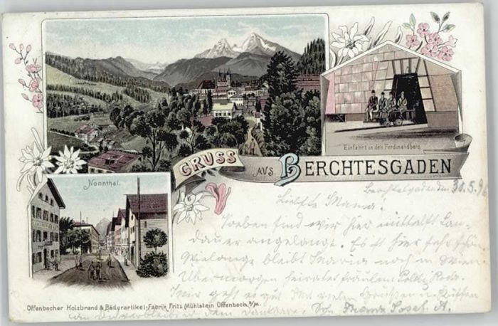 Berchtesgaden Nonnthal x 1896