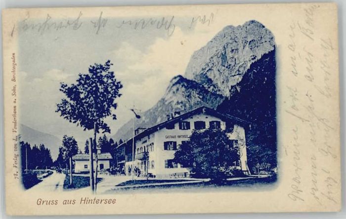 Hintersee Gasthaus x 1903