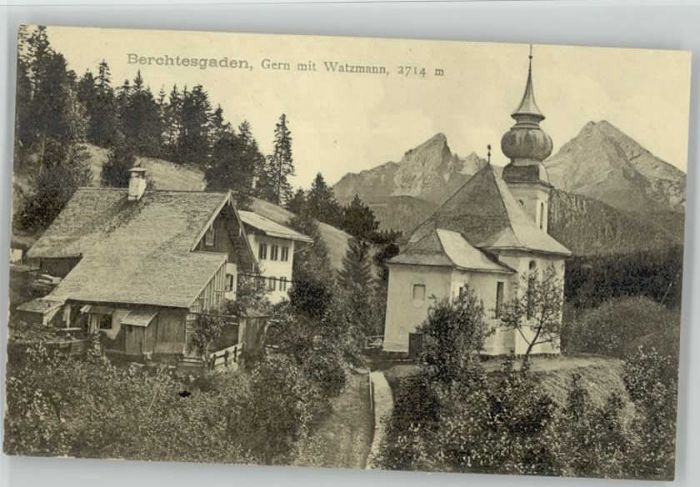 Berchtesgaden Gern ungelaufen ca. 1910