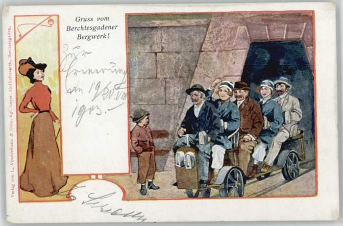 Berchtesgaden Bergwerk o 1903