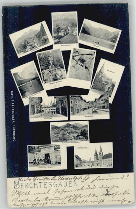 Berchtesgaden Feldpost x 1906
