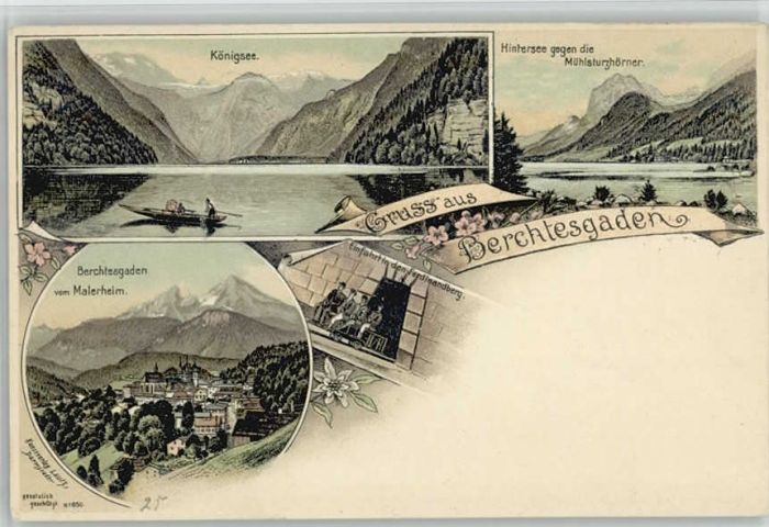 Berchtesgaden Koenigsee Hintersee  ungelaufen ca. 190