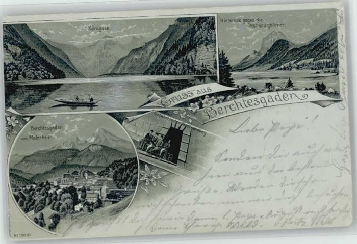 Berchtesgaden Koenigsee Hintersee  x 1900