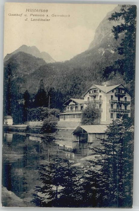 Hintersee Gasthof zum Gemsbock ungelaufen ca. 191
