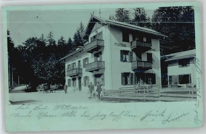 Berchtesgaden [Stempelabschlag] Ilsank Pension Gastha