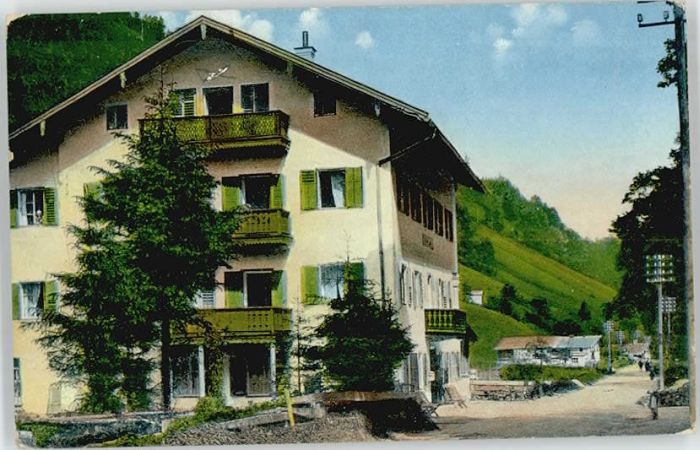 Ramsau Berchtesgaden Gasthof zur Wimbachklamm x 1910