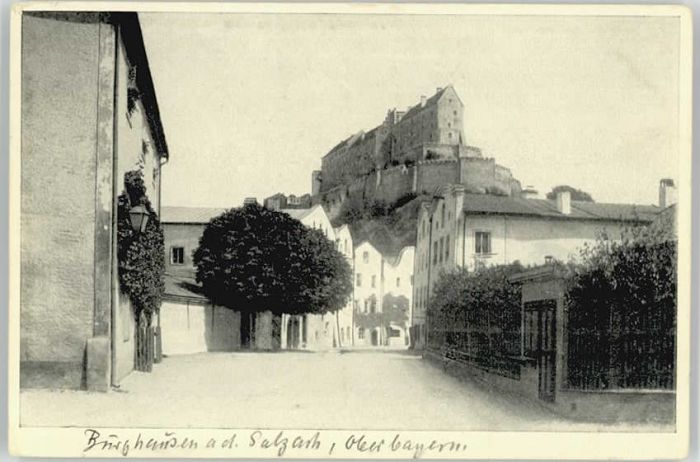 Burghausen Salzach ungelaufen ca. 1920