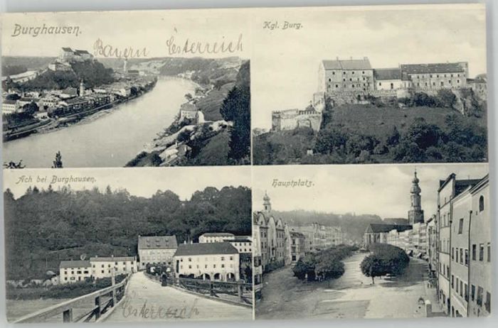 Burghausen Salzach  x 1910
