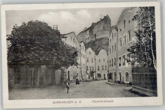 Burghausen Salzach Mautnerstrasse x 1918