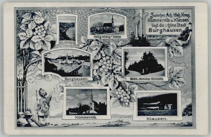 Burghausen Salzach Kuemmerniss Ach Klausen  x 1919