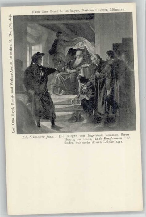 Burghausen Salzach ungelaufen ca. 1900