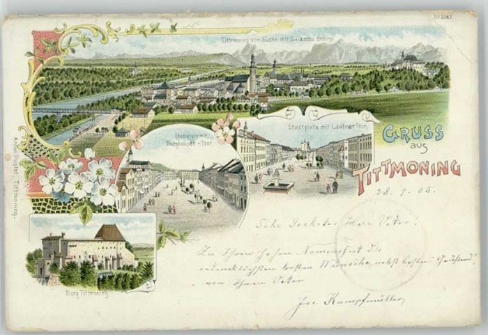 Tittmoning Salzach Tittmoning  x 1905