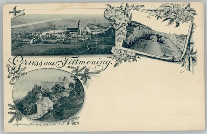 Tittmoning Salzach Tittmoning  ungelaufen ca. 1900