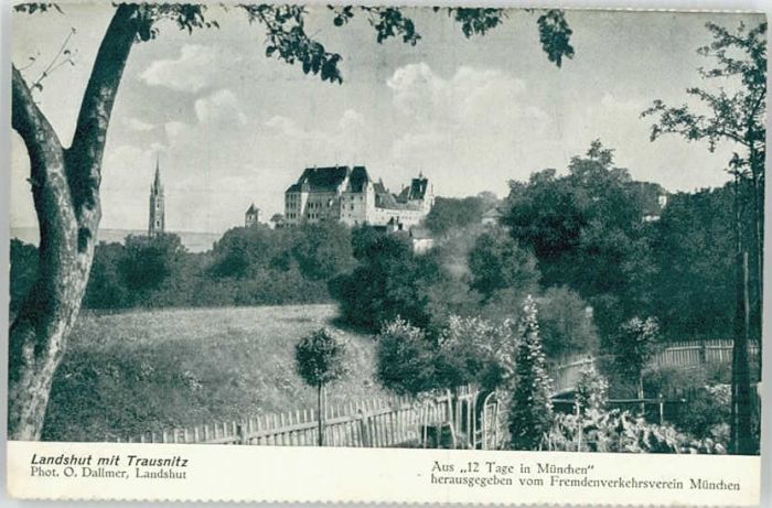 Landshut Isar ungelaufen ca. 1920