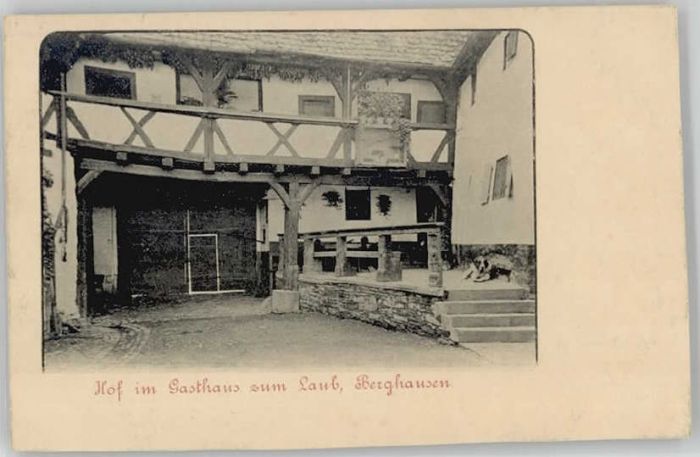 Berghausen Pfinztal Gasthaus Laub