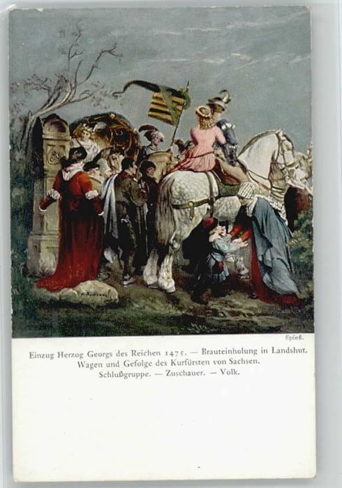 Landshut Isar ungelaufen ca. 1920