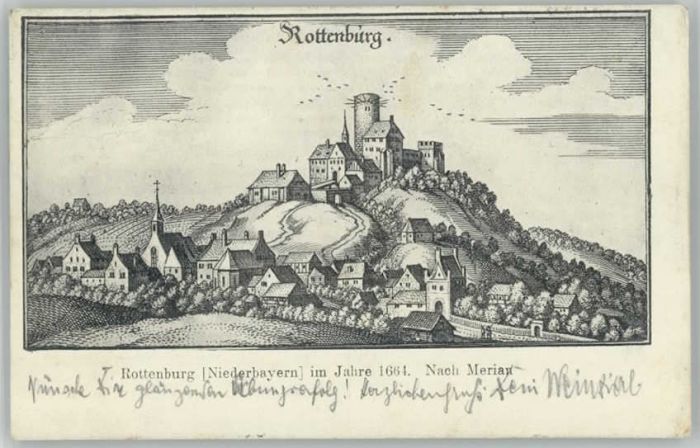 Rottenburg Laaber Feldpost x 1907