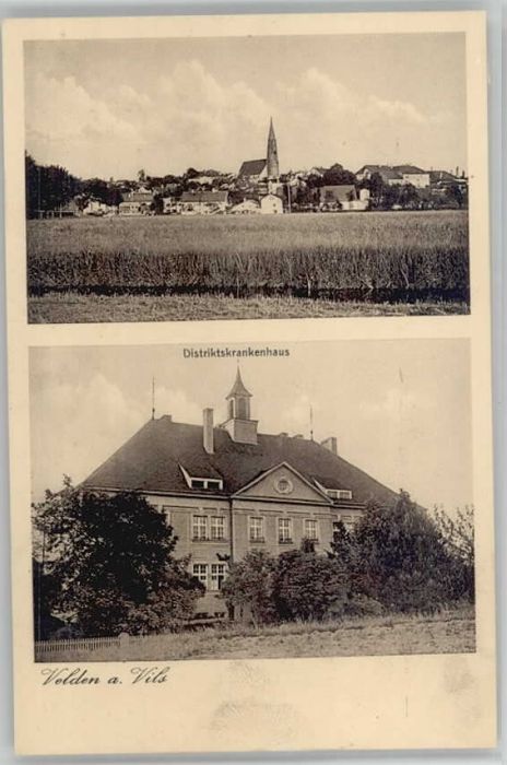 Velden Vils Krankenhaus  ungelaufen ca. 1920