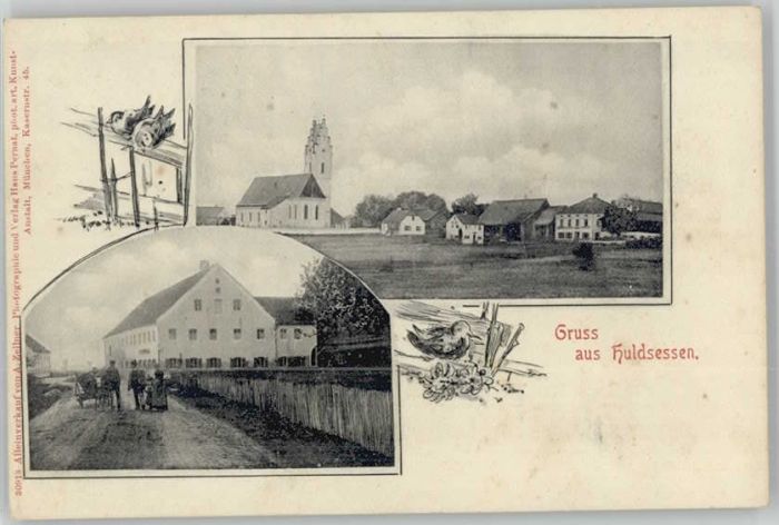 Huldsessen Rott  ungelaufen ca. 1900