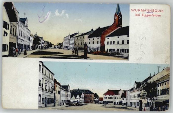 Wurmannsquick bei Eggenfelden ungelaufen ca. 1910