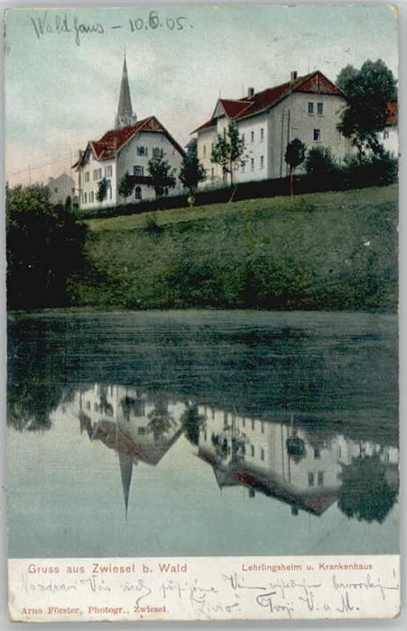 Zwiesel Niederbayern Zwiesel Lehrlingsheim x 1905