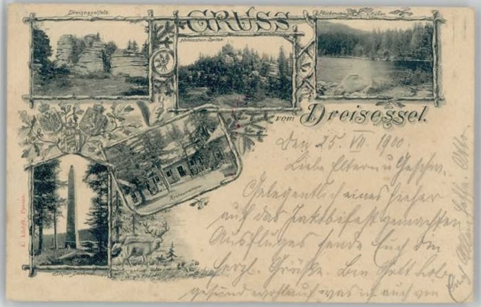 Neureichenau [Stempelabschlag] Dreisessel x 1900