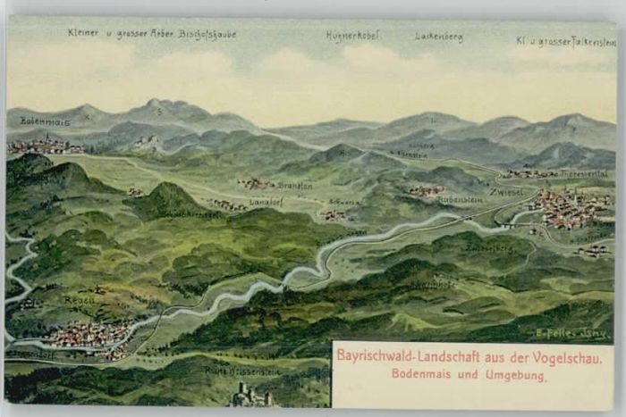 Bodenmais Rabenstein Zwiesel ungelaufen ca. 1910