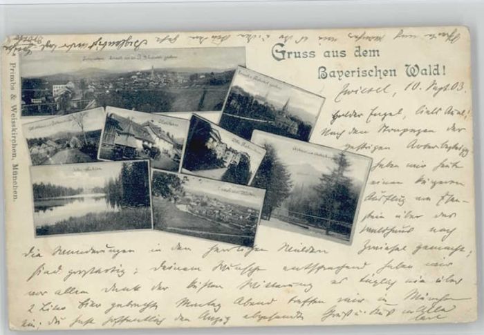 Zwiesel Niederbayern Zwiesel  x 1903