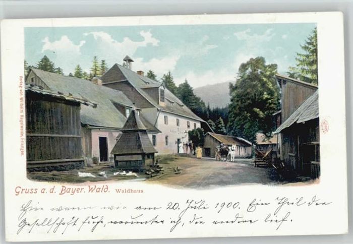 Waldhaus  ungelaufen ca. 1900