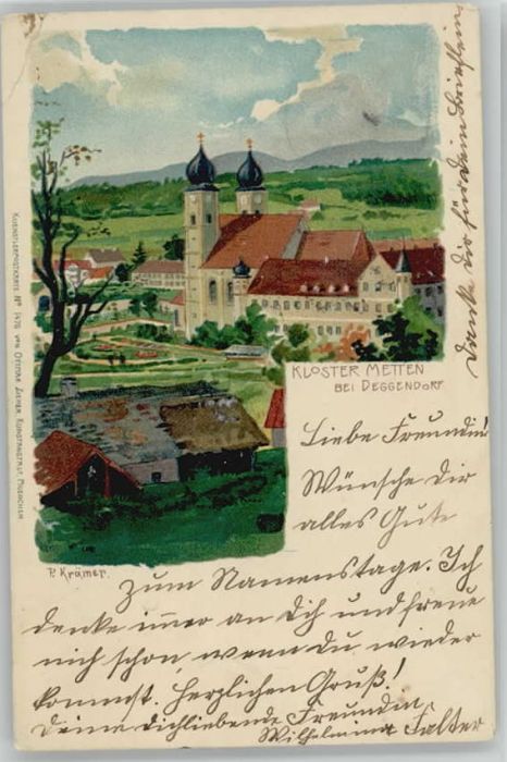 Deggendorf Donau Deggendorf Kloster Metten x 1900