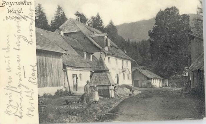 Regen [Stempelabschlag] Waldhaus x 1903