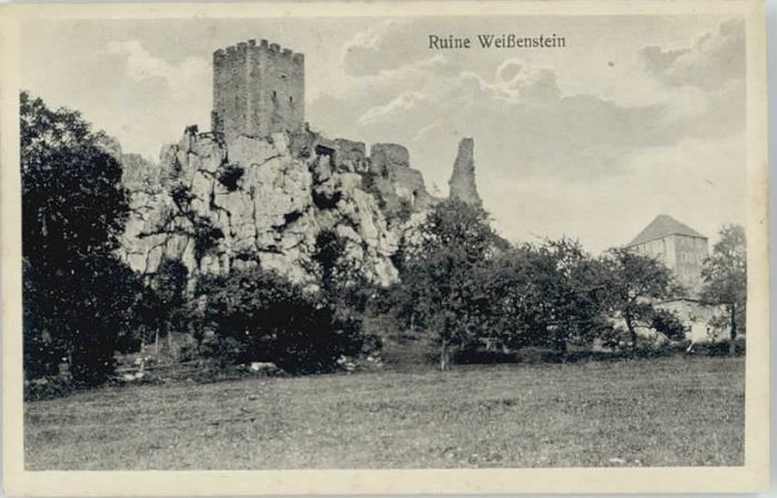 Regen Ruine Weissenstein ungelaufen ca. 1920