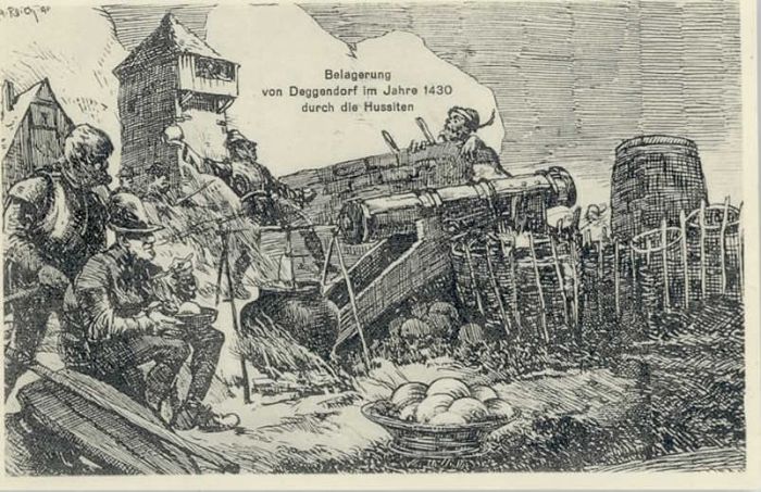 Deggendorf Donau Deggendorf Belagerung 1430 KünstlerA. R