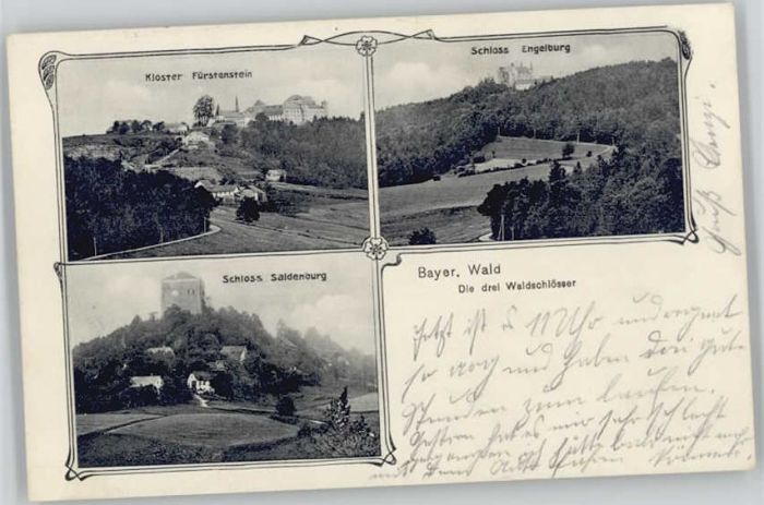 Grafenau Niederbayern Kloster Fürstenstein Schloss Engelburg