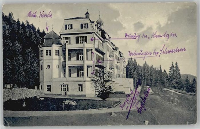 Schaufling bei Deggendorf Sanatorium Hausstein ung