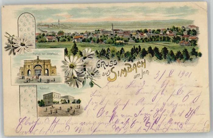 Simbach Inn x 1901