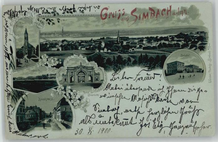 Simbach Inn Bahnhof Innbrücke x 1900