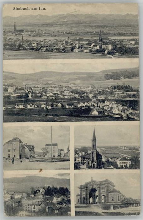 Simbach Inn Feldpost x 1916
